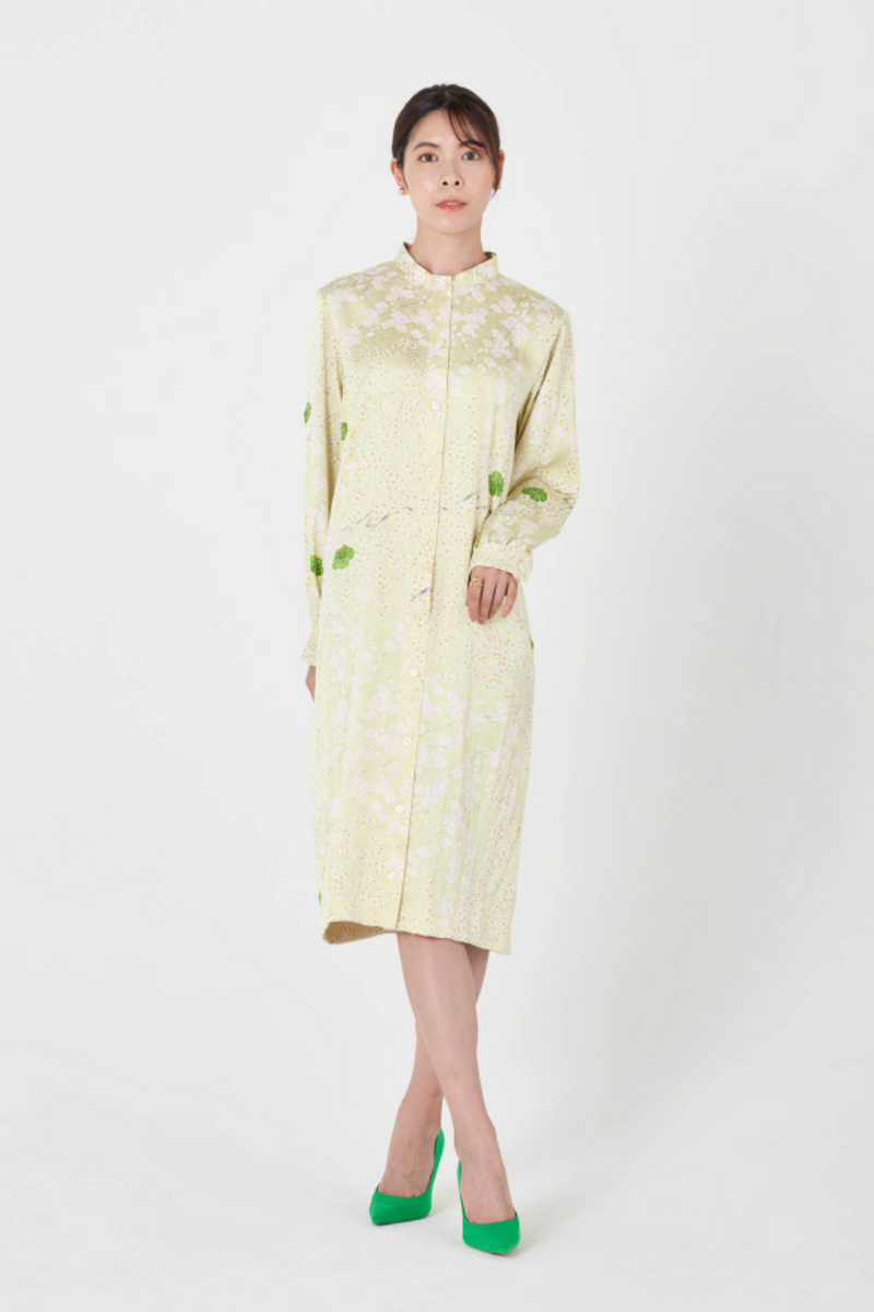 着物リメイクのキモノヌッテ。きものをおしゃれなシャツワンピースに 着物リメイクのキモノヌッテ。きものをおしゃれなシャツワンピースに